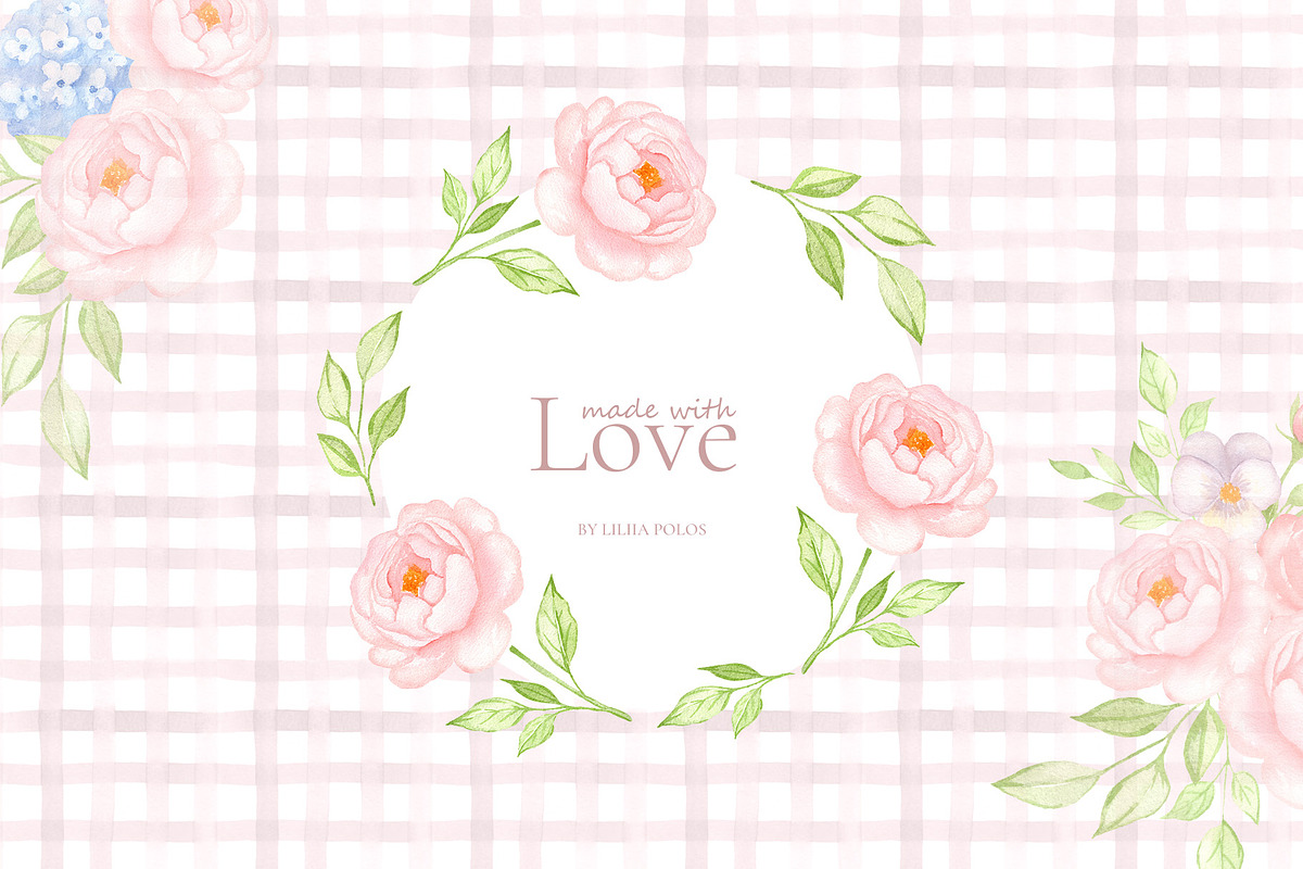 Grandmillennial Garden collection, a Decorative Illustration by Liliia Polos Illustration (Photo 15 of 15)