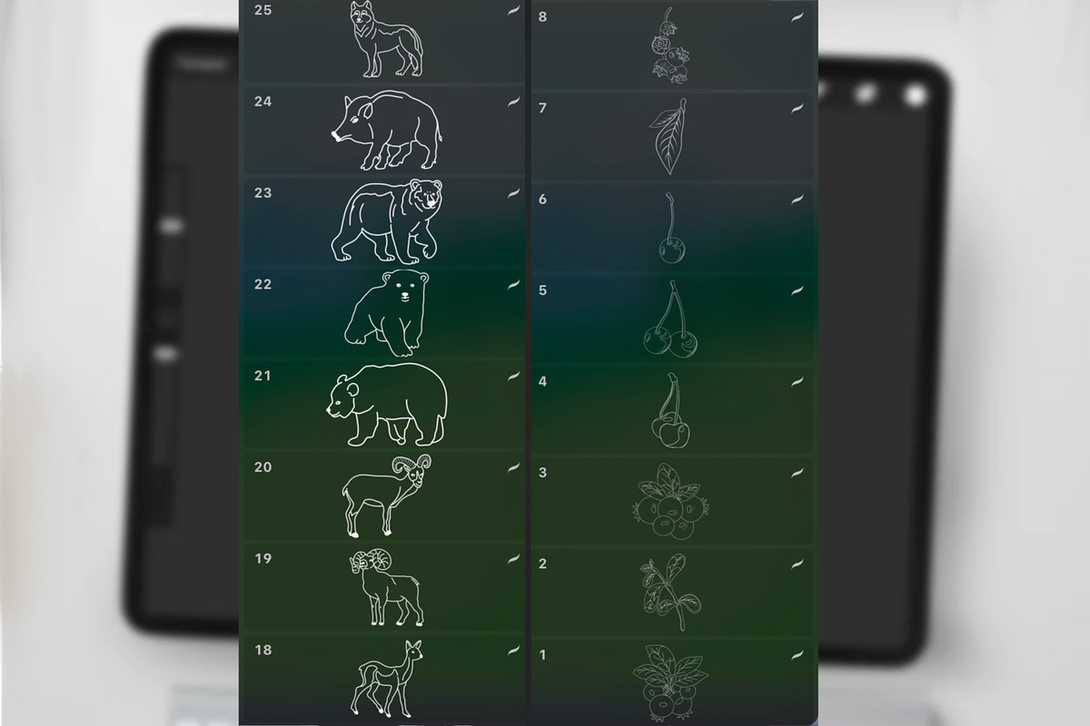 Woodland Animals Digital Stamps, a Graphic by Favorites_Art (Photo 3 of 17)