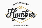 The Humber Font, a Script Font by HRDR (Thumbnail 1 of 9)