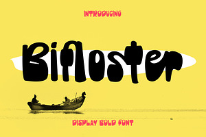 Bifloster - Display Bold Font