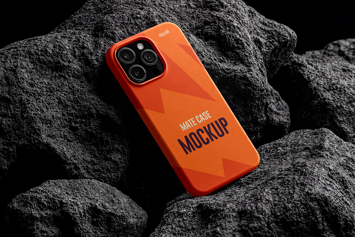 iPhone Matte Case Mockup, an iPhone Mockup by Country4k (Photo 1 of 2)