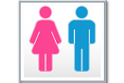 Man and woman icons, an Outline Icon by RODINA (Thumbnail 3 of 3)