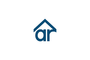 AR Letter House Logo Design RA, a Branding & Logo Template by Vectorium Studio