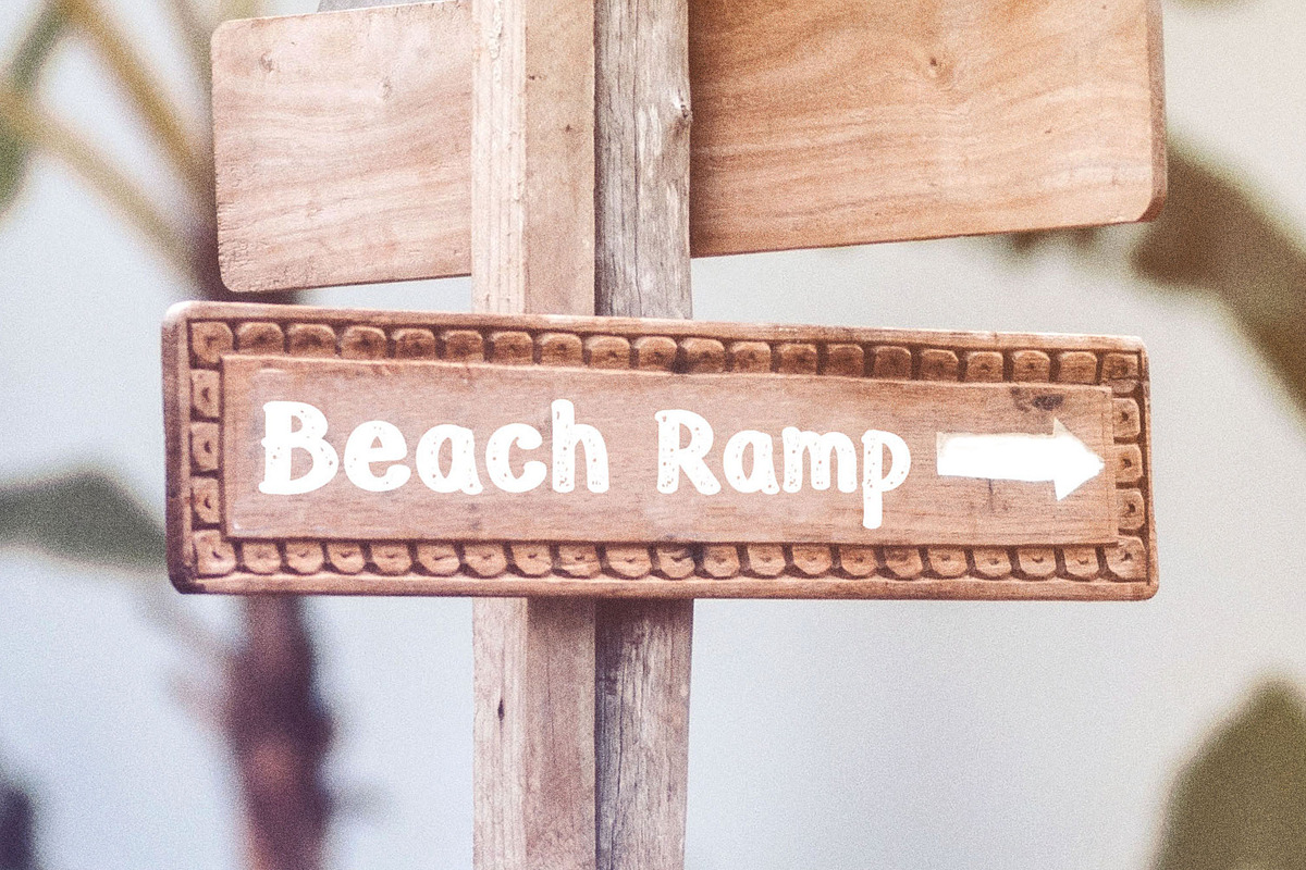 Bayfront - A Beachy Marker Font, a Sans Serif Font by Parker Creative (Photo 6 of 8)