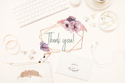 Mauve Gemstones Watercolor Clipart, an Illustration by ColorfulNest (Thumbnail 11 of 11)