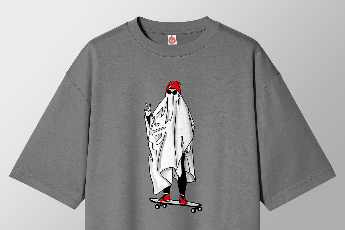 MODERN  Halloween Ghosts Collection, an Illustration by ArtOLB (Photo 6 of 11)