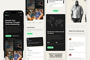 Digicraft - Framer Template, a Landing Page Template by Agensip Design Agency (Thumbnail 3 of 10)