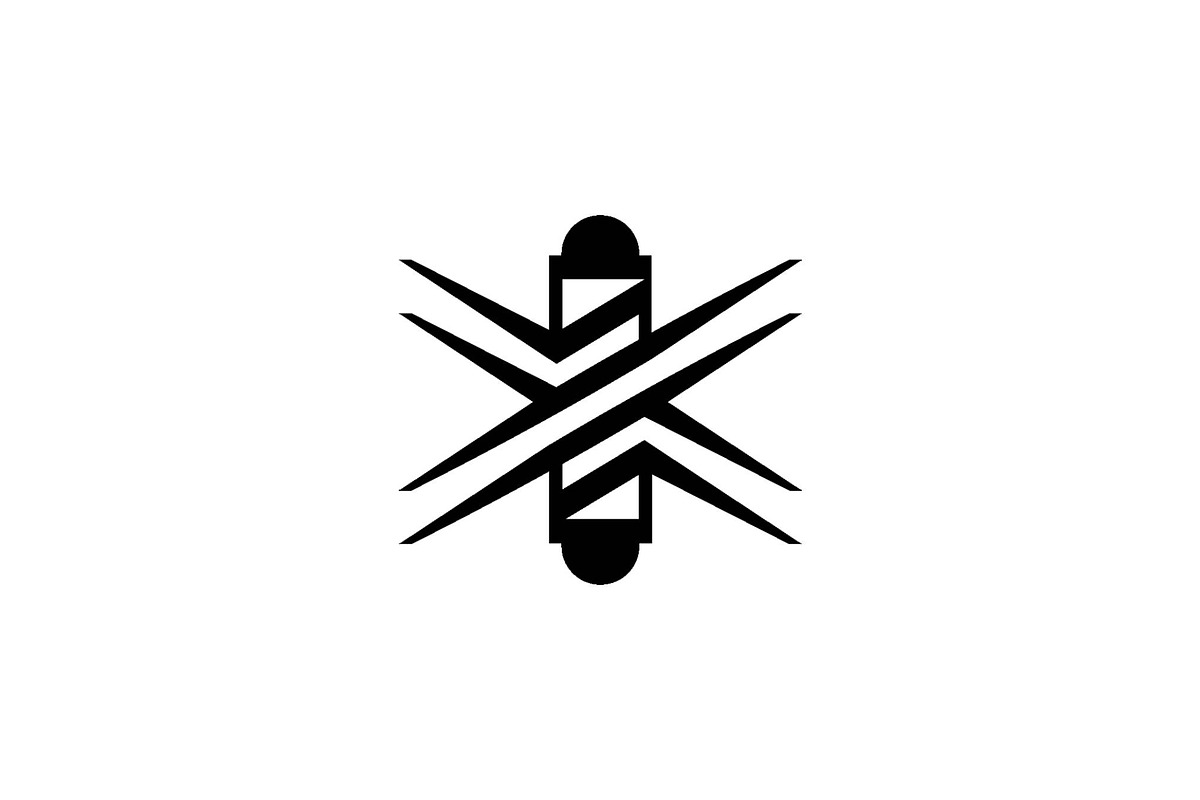Abstract Barber Pole Logo, a Branding & Logo Template by Luxury Logos (Photo 3 of 4)