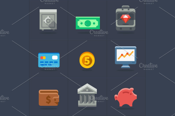 Business And Money Icon Set