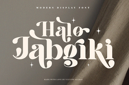 Jabgiki - Bold Serif Font