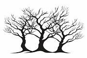 8 Tree Silhouette Vector Bundle, an Illustration by Designs_River (Thumbnail 7 of 9)