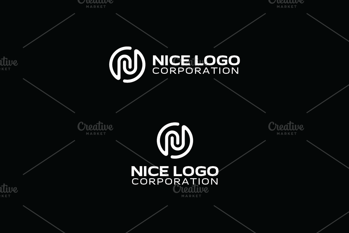 logo with the letter N, a Branding & Logo Template by Indigo Graphic Shop (Photo 4 of 4)