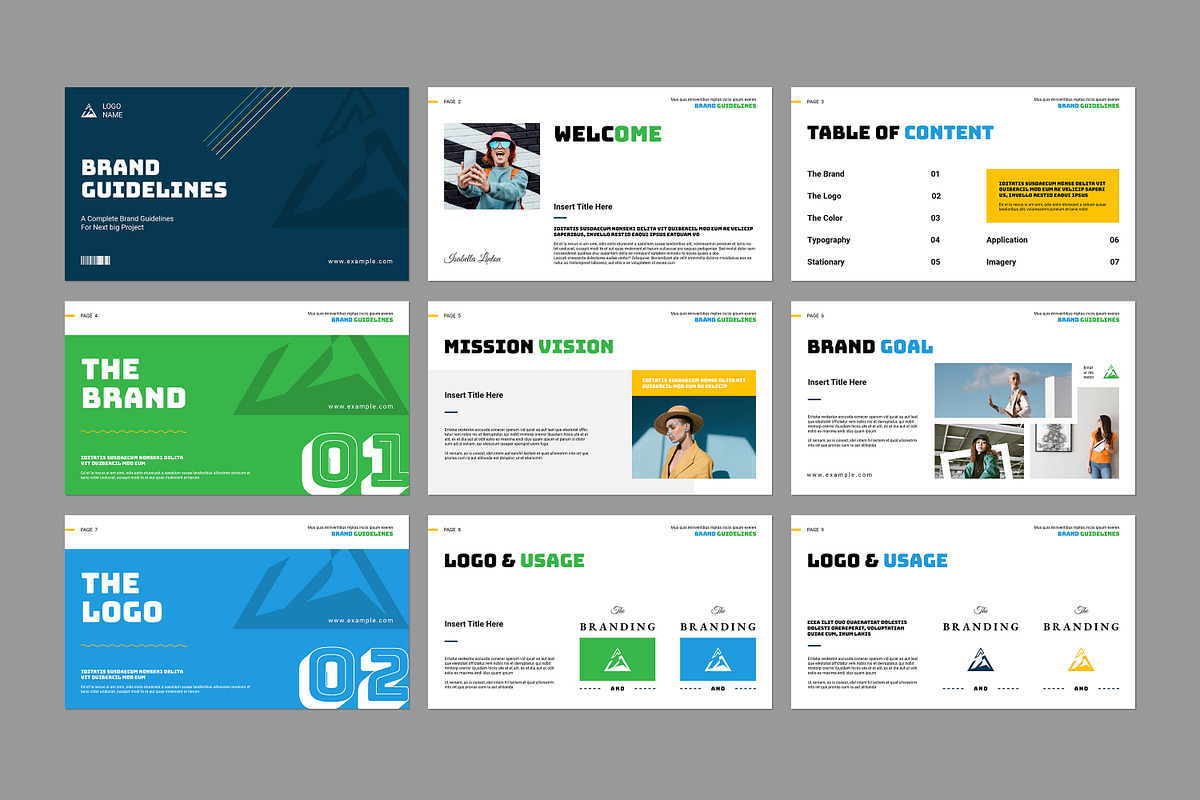 Brand Guidelines Template preview 2