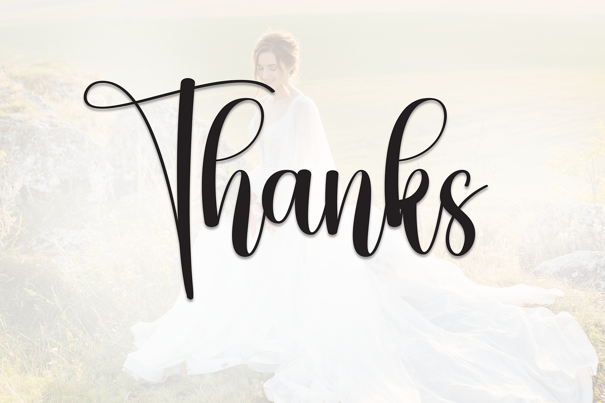 Bride | Script Font, a Handwritten Font by Scratchones (Photo 9 of 9)