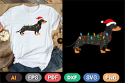 Dog Christmas T Shirt Design Digital, a Graphic by Vector Portal (Thumbnail 3 of 6)
