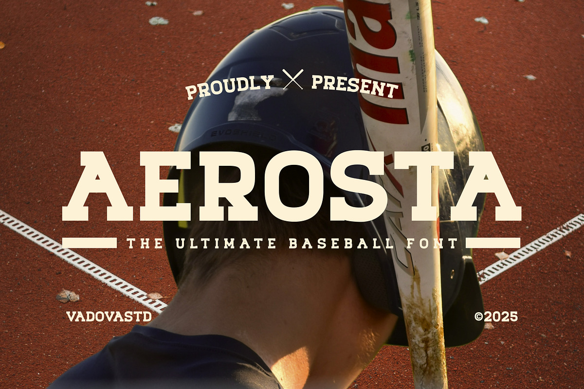 Aerosta - Slab Serif Display Font, a Slab Serif Font by Vadovastd (Photo 1 of 8)