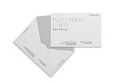 Minimal Invitation Card Mockup, a Product Mockup by graphypix (Thumbnail 4 of 4)