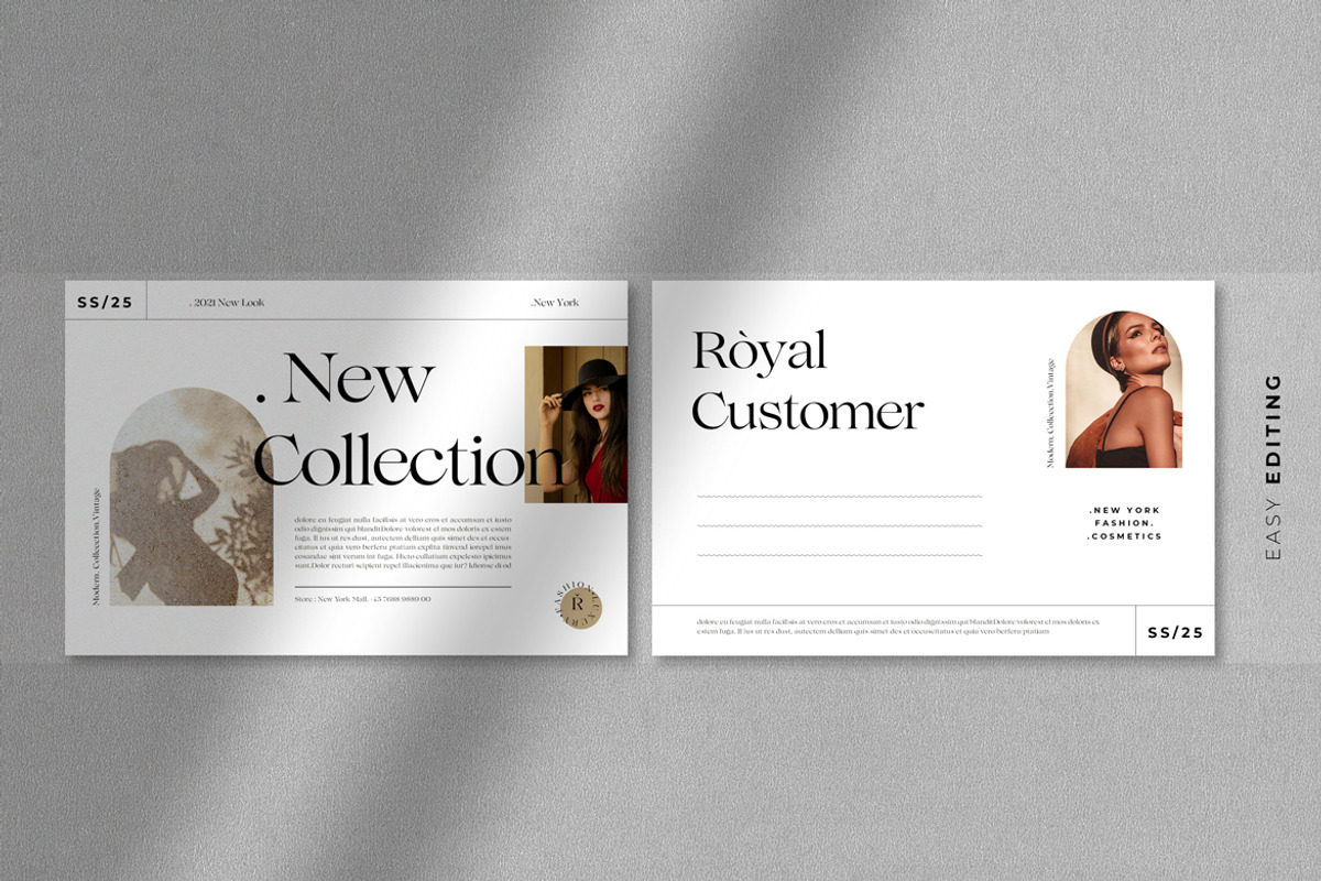 Fashion Postcard, a Card Template by Ahsanjaya (Photo 2 of 3)