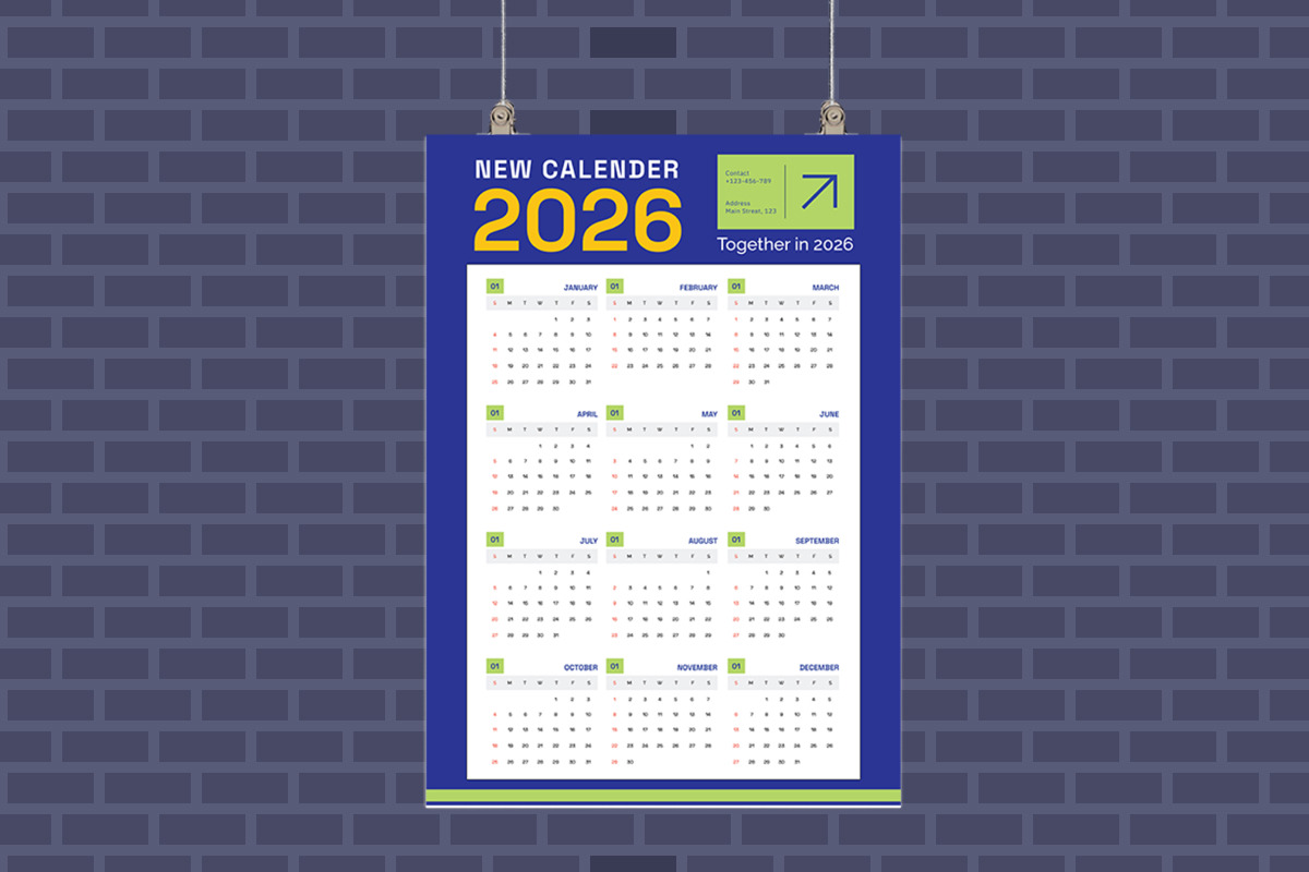 Fintech Annual Wall Planner 2026 preview 4