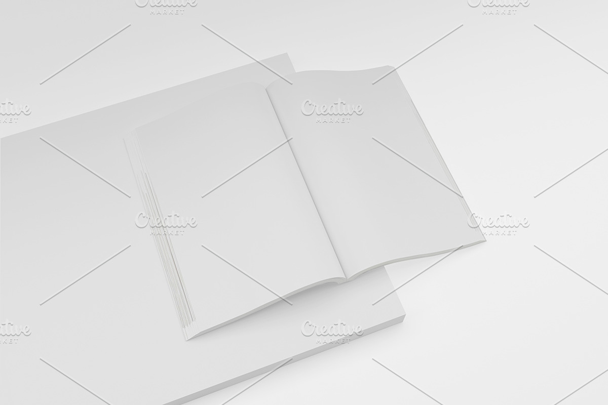 Magazine Mockup, an Advertising Mockup by Qaleb Studio (Photo 2 of 2)