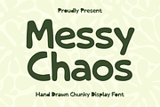 Messy Chaos – Playful Chunky Display, a Sans Serif Font by BumbleGraph Studio (Thumbnail 1 of 10)