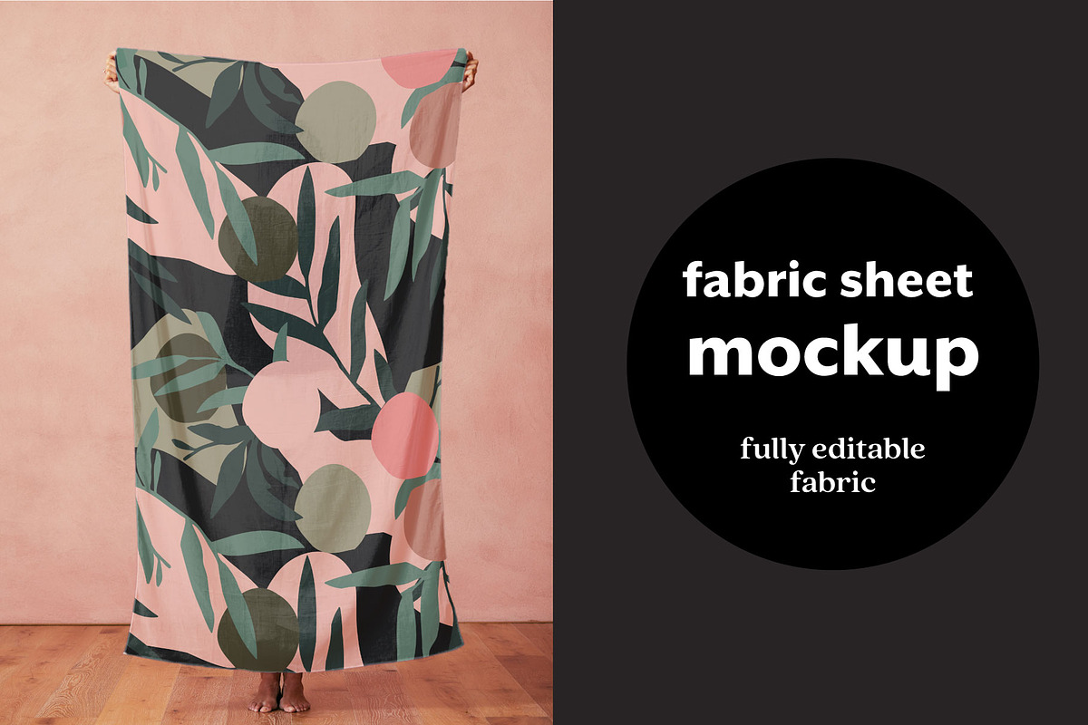 Fabric Mockup, a Product Mockup by Palette & Pattern