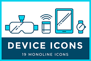 Device Icons, an Outline Icon by Ben Buysse (Thumbnail 1 of 3)