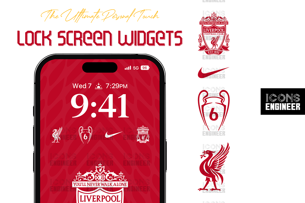 Liverpool FC 23/24 Theme Pack | Home, an Icon by IconsEngineer (Photo 7 of 11)