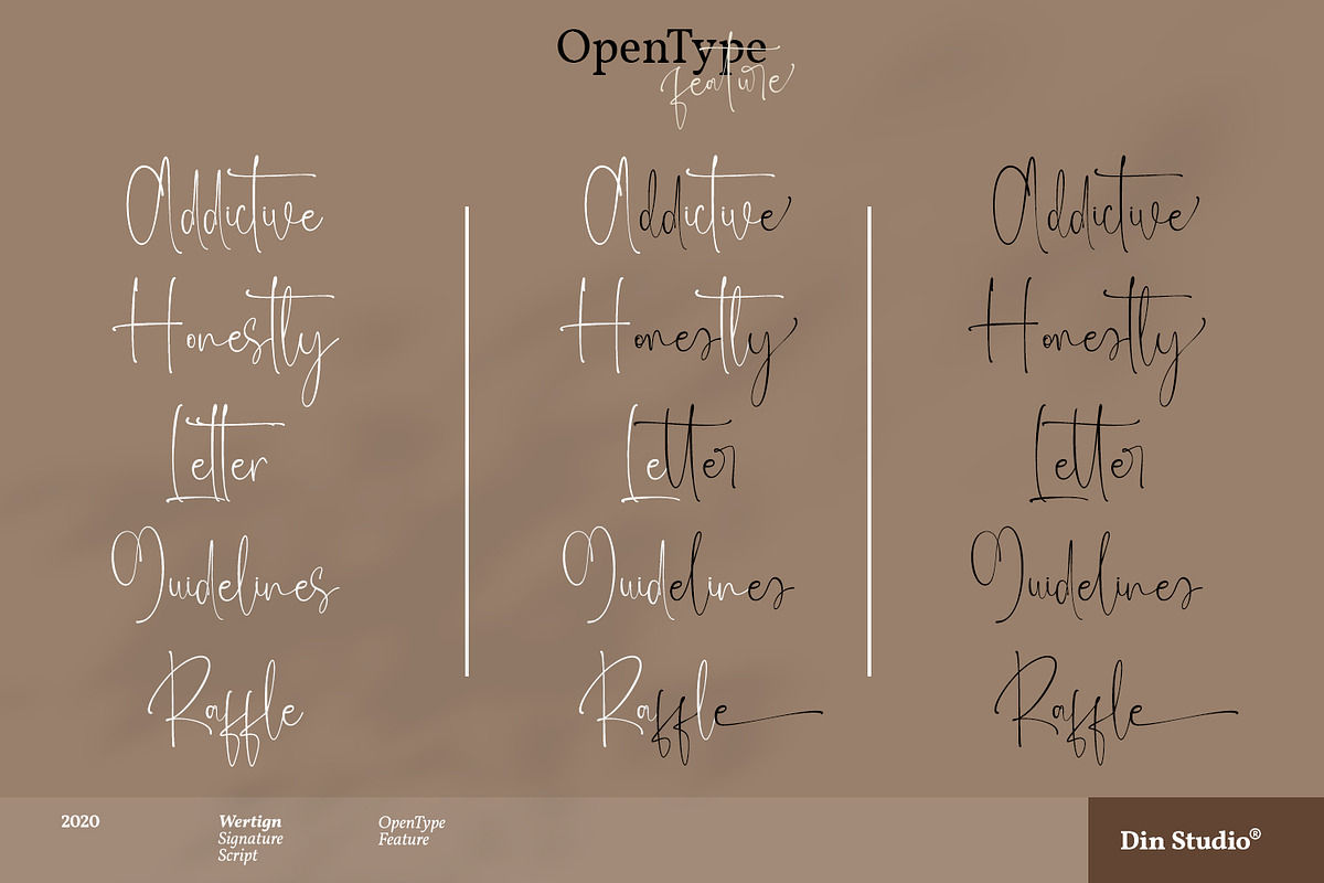 Wertign, a Symbol Font by din-studio.com (Photo 7 of 10)