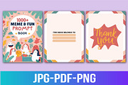 1000+ Meme & Fun Prompt Book, a Stationery Template by Designmela01 (Thumbnail 2 of 5)