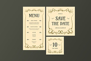 Art Nouveau Wedding Suite, an Invitation Template by Neermana (Thumbnail 3 of 4)
