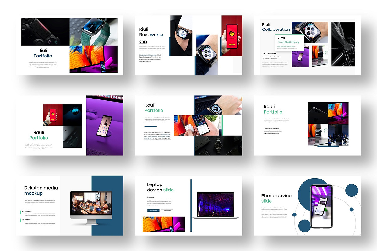 Rauli  – Business PowerPoint Templat, a Presentation Template by Dens Creative Studio (Photo 4 of 6)
