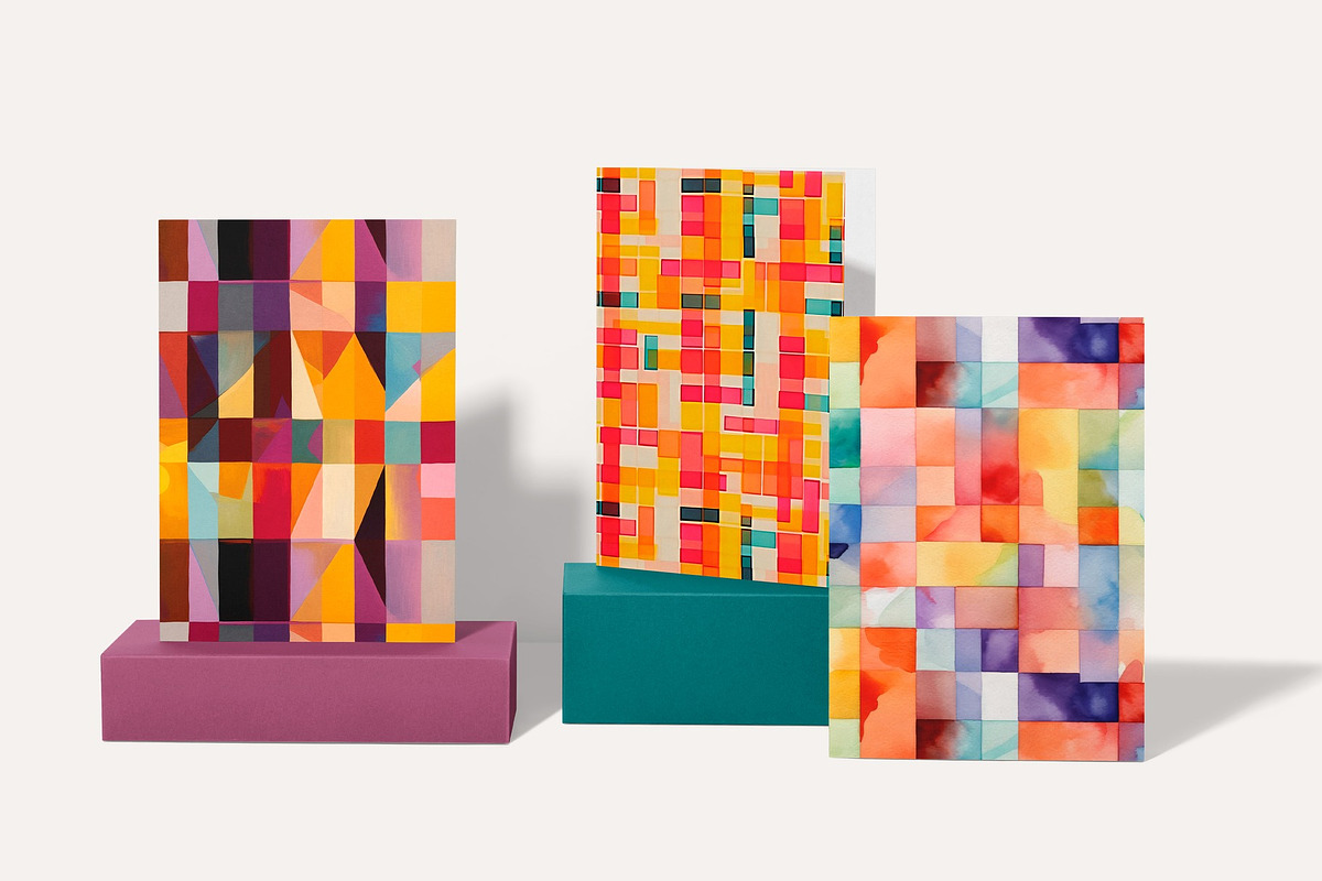 Geometric Mosaic Seamless Patterns, a Pattern Graphic by Ninterints (Photo 9 of 10)