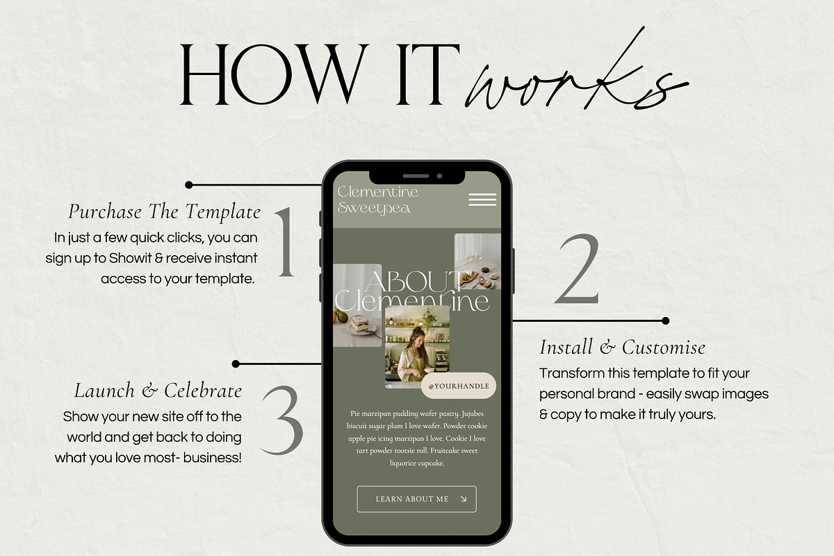 Wellness Showit Website Template, a Websites & App Template by Field Digital (Photo 3 of 10)