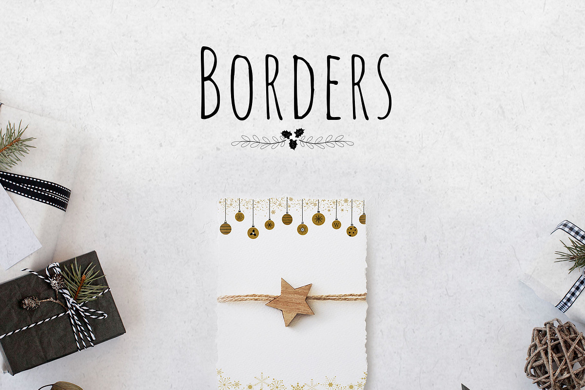 Black & Gold Christmas, a Seasonal Illustration by Maggie Stilwell Design (Photo 6 of 10)
