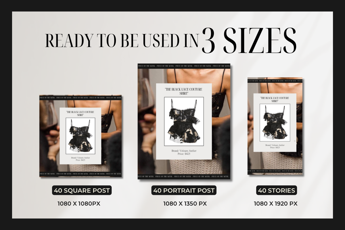 Editorial Instagram Templates, a Social Media Template by Ad Astra Creations (Photo 6 of 6)