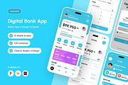 Saku.id – Mobile Banking App Design, an App Template by productype1 (Thumbnail 1 of 5)