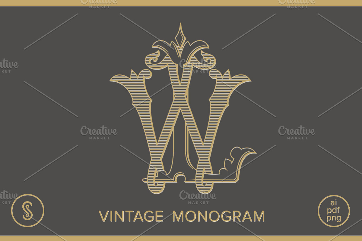 LW Monogram WL Monogram, a Branding & Logo Template by Shuler Studio