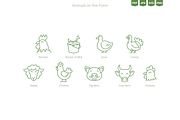 Agriculture & Farming Line Icons Set, an Outline Icon by Ilia Design (Thumbnail 7 of 10)