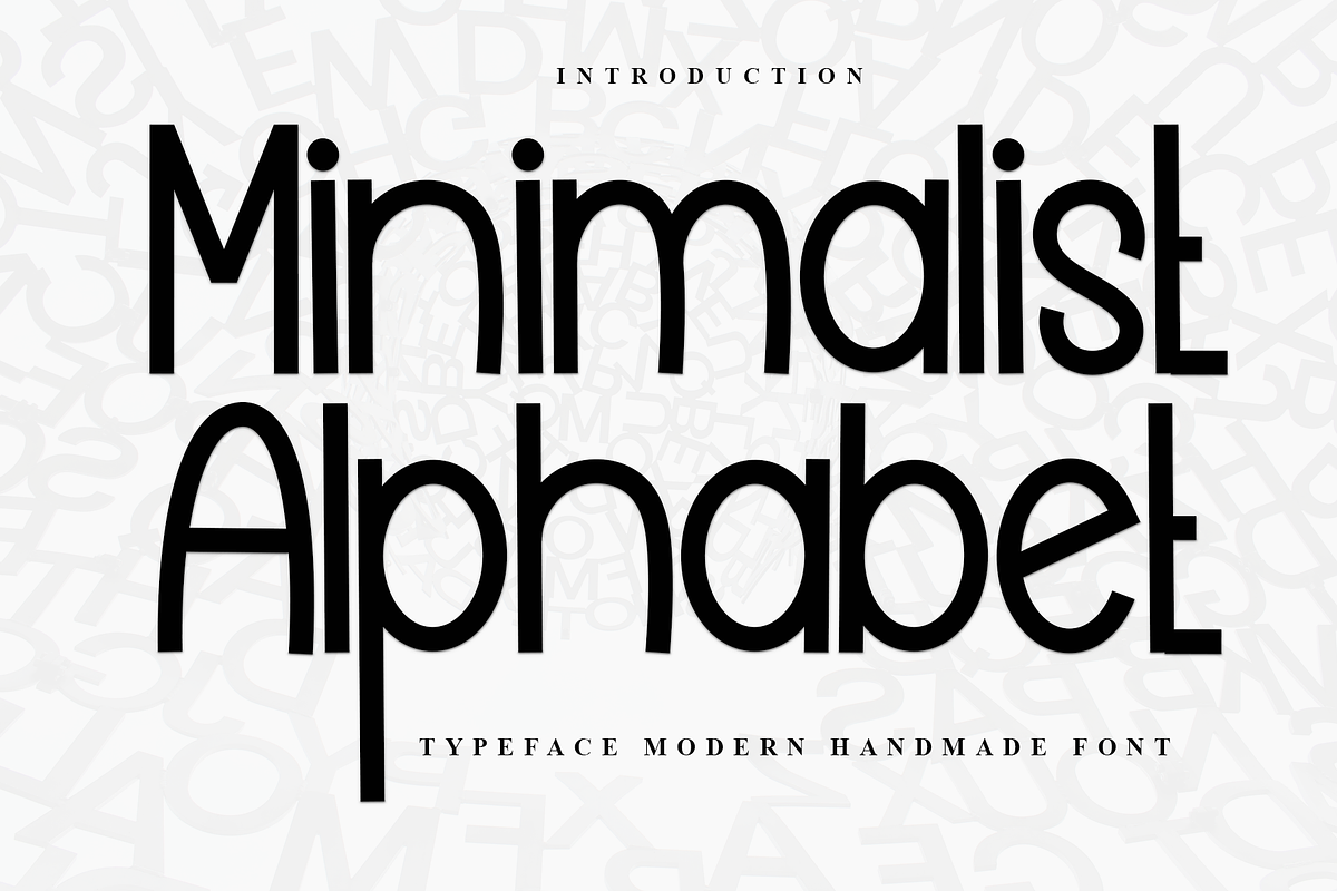 Minimalist Alphabet, a Serif Font by InermediaSTUDIO (Photo 1 of 7)