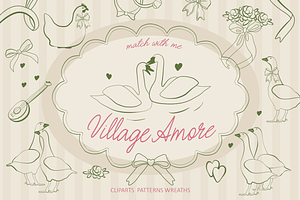 Village Amore - Vintage Rural Set