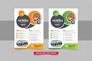 Travel Flyer Design, tour flyer set, a Flyer Template by Pavel_design (Thumbnail 6 of 11)