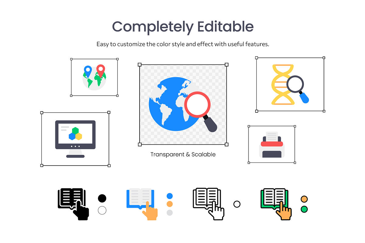 Online Education Icons, an Emoji Icon by Brickclay (Photo 3 of 11)