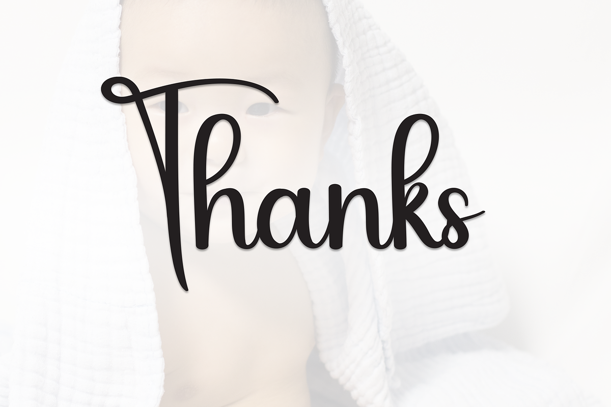 Babycute | Script Font, a Handwritten Font by Scratchones (Photo 9 of 9)