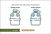 Minimal scout icons, an Outline Icon by Picture Window (Thumbnail 3 of 5)