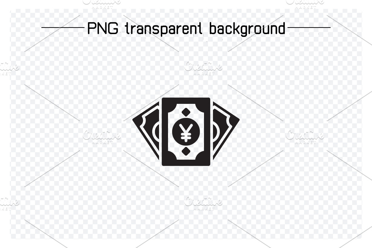 Yuan Cash Money Icons Set, a Finance Illustration by Designfour (Photo 4 of 7)