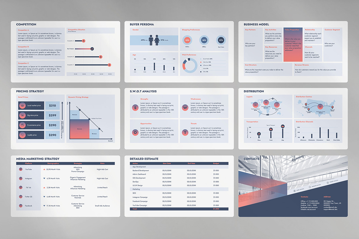 Business Plan: PPT, Slides, Keynote, a Presentation Template by JetzTemplates (Photo 3 of 5)