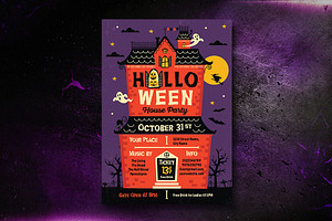 Halloween Party Flyer, a Flyer Template by Totem Design Studio
