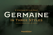 Germaine - A Vintage Style Font, a Serif Font by Komet & Flicker (Thumbnail 1 of 15)