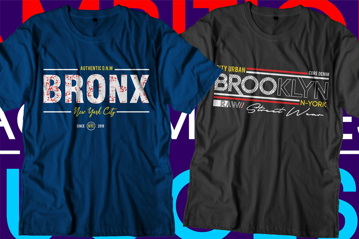 Urban City Typography T Shirt Design, a Graphic by D2PUTRI (Photo 13 of 26)